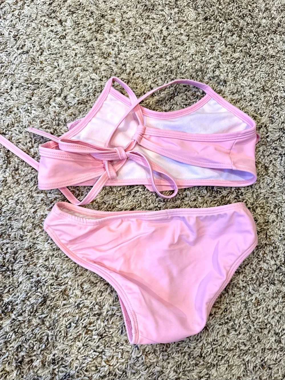 Girls Shebop beach Pink Mermaid Two-Piece Swim Set